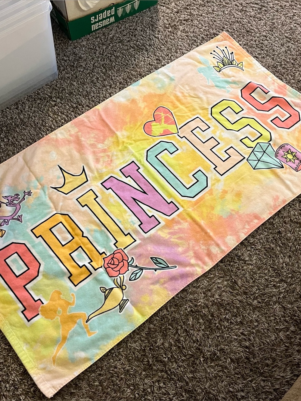Disney Princess cotton beach pool towel